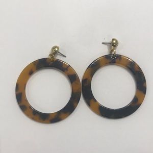 J Crew Tortoise Shell Earrings